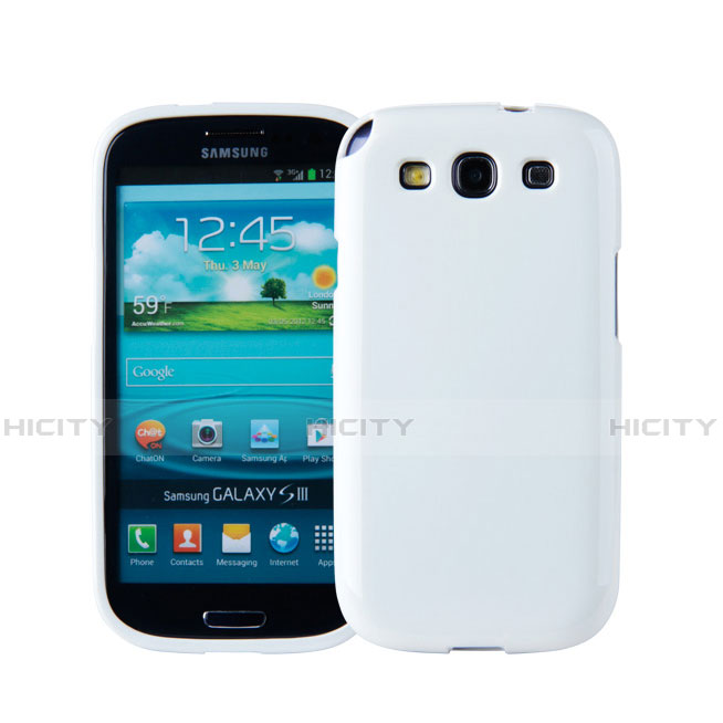 Funda Silicona Goma para Samsung Galaxy S3 III i9305 Neo Blanco