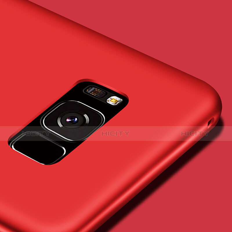 Funda Silicona Goma para Samsung Galaxy S8 Plus Rojo