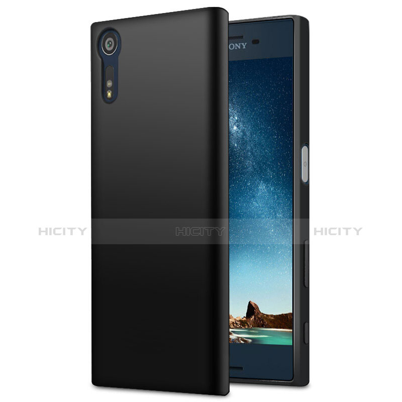 Funda Silicona Goma para Sony Xperia XZs Negro