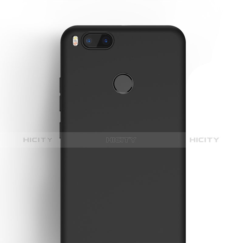 Funda Silicona Goma para Xiaomi Mi A1 Negro