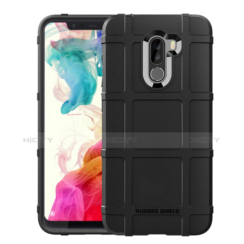 Funda Silicona Goma para Xiaomi Pocophone F1 Negro