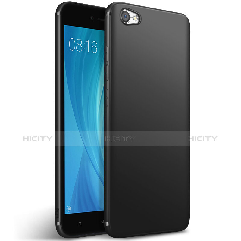 Funda Silicona Goma para Xiaomi Redmi Note 5A Standard Edition Negro