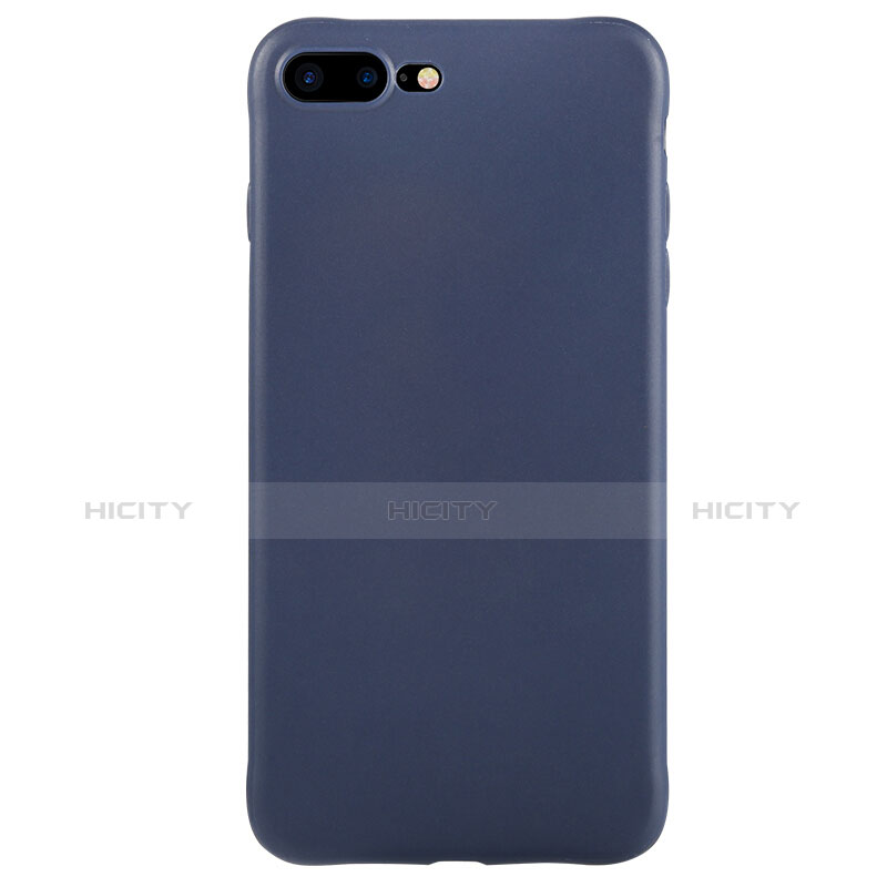 Funda Silicona Goma TPU C02 para Apple iPhone 7 Plus Azul