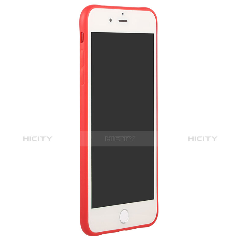 Funda Silicona Goma TPU C02 para Apple iPhone 7 Plus Rojo