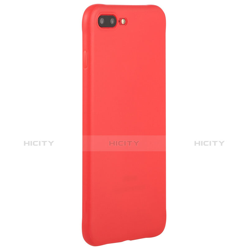 Funda Silicona Goma TPU C02 para Apple iPhone 8 Plus Rojo