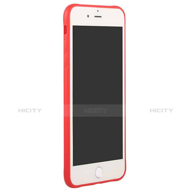 Funda Silicona Goma TPU C02 para Apple iPhone 8 Plus Rojo