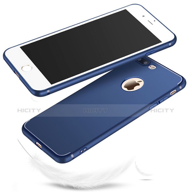 Funda Silicona Goma TPU C06 para Apple iPhone 7 Plus Azul