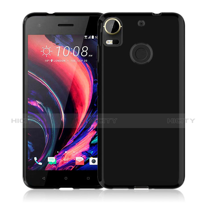 Funda Silicona Goma TPU para HTC Desire 10 Pro Negro