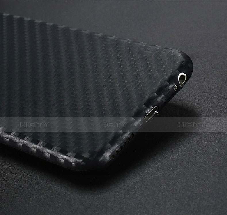 Funda Silicona Goma Twill B02 para Apple iPhone 6 Negro