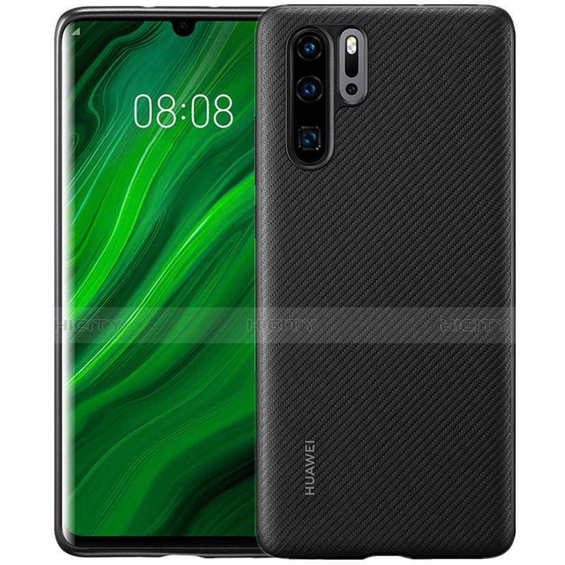 Funda Silicona Goma Twill B02 para Huawei P30 Pro Negro