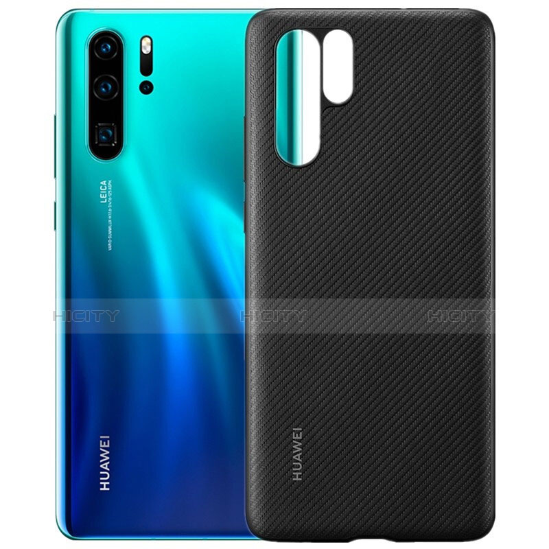 Funda Silicona Goma Twill B02 para Huawei P30 Pro Negro