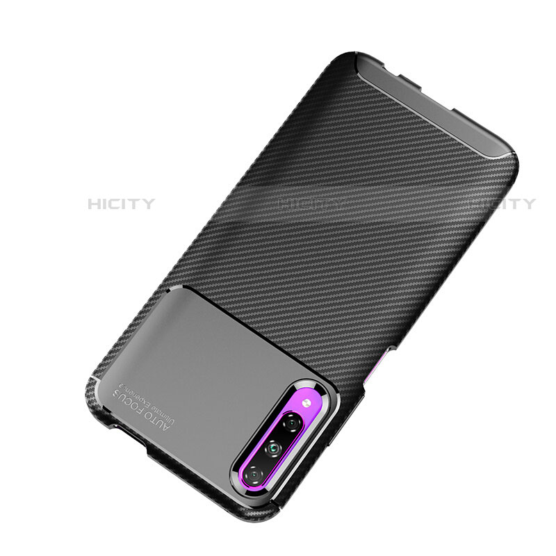 Funda Silicona Goma Twill B02 para Huawei Y9s Negro