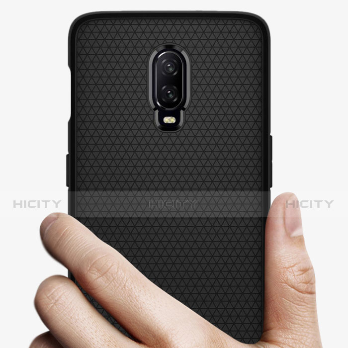 Funda Silicona Goma Twill B02 para OnePlus 6T Negro