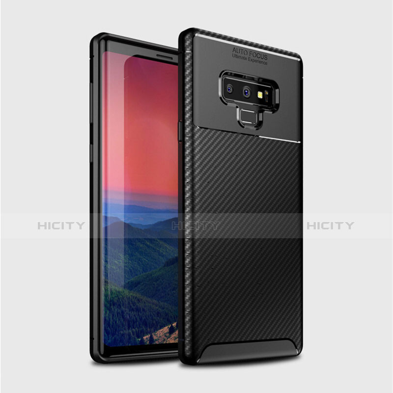 Funda Silicona Goma Twill B02 para Samsung Galaxy Note 9 Negro