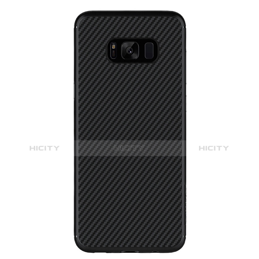 Funda Silicona Goma Twill B02 para Samsung Galaxy S8 Negro