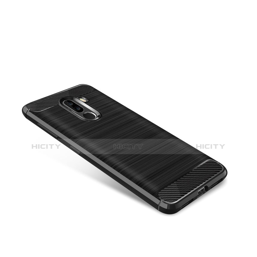 Funda Silicona Goma Twill B02 para Xiaomi Pocophone F1 Negro