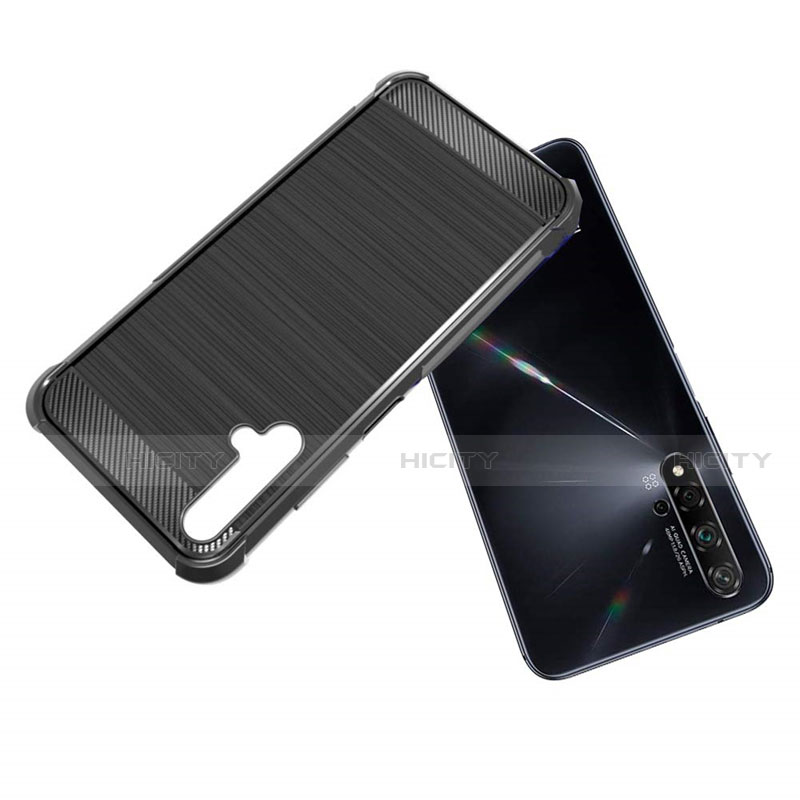 Funda Silicona Goma Twill B03 para Huawei Honor 20S Negro