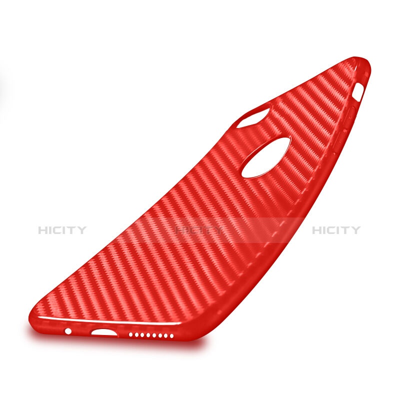 Funda Silicona Goma Twill para Apple iPhone 7 Rojo