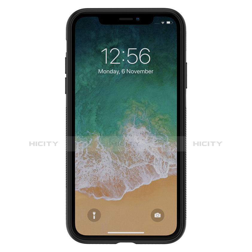 Funda Silicona Goma Twill para Apple iPhone XR Negro