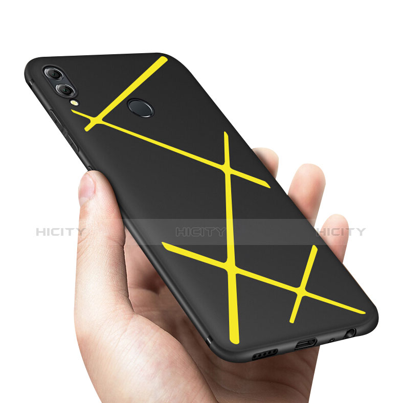 Funda Silicona Goma Twill para Huawei Honor 8X Amarillo