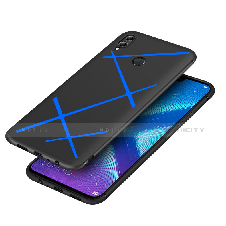 Funda Silicona Goma Twill para Huawei Honor 8X Azul