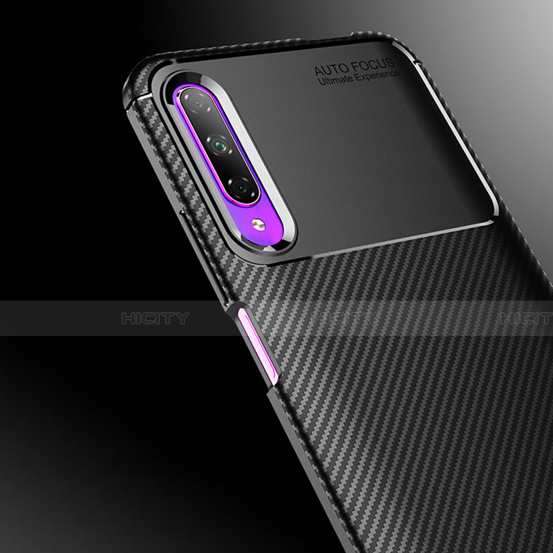 Funda Silicona Goma Twill para Huawei Honor 9X Pro Negro