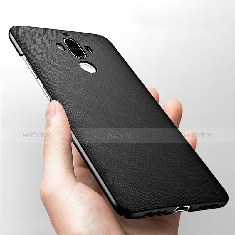 Funda Silicona Goma Twill para Huawei Mate 9 Negro