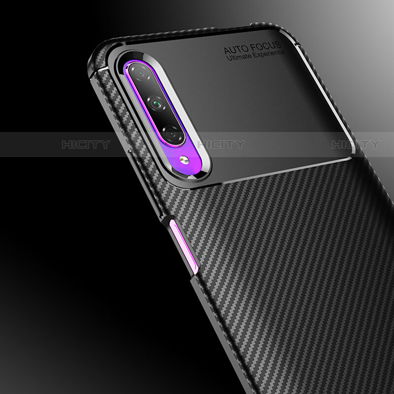 Funda Silicona Goma Twill para Huawei P Smart Pro (2019) Negro