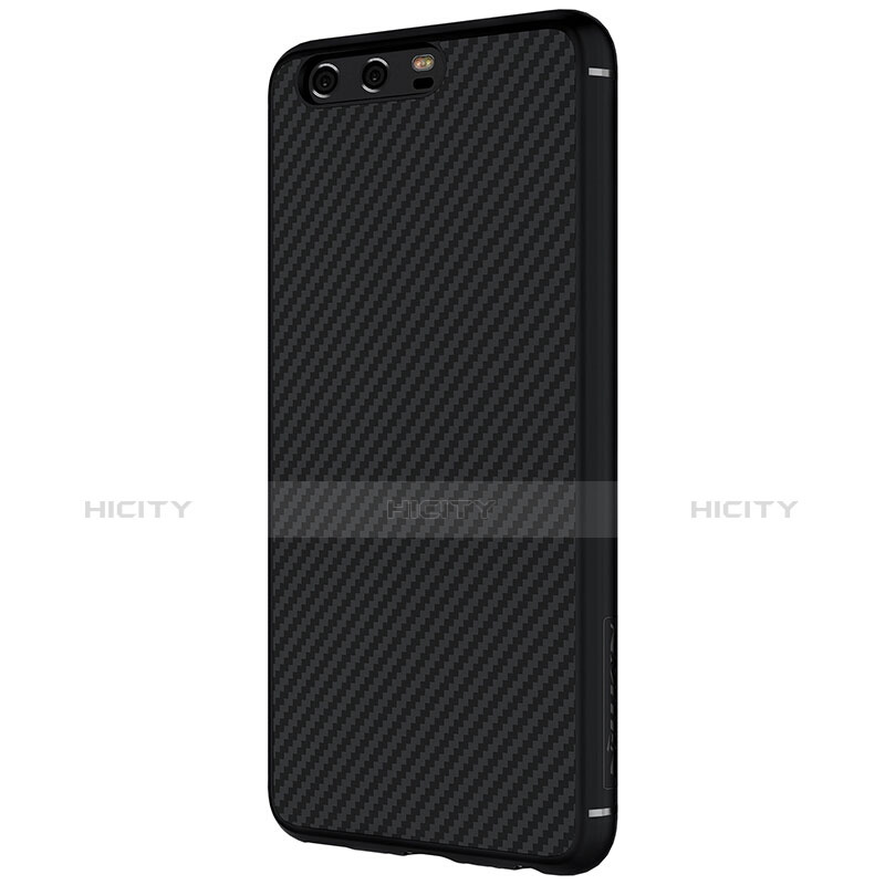 Funda Silicona Goma Twill para Huawei P10 Negro