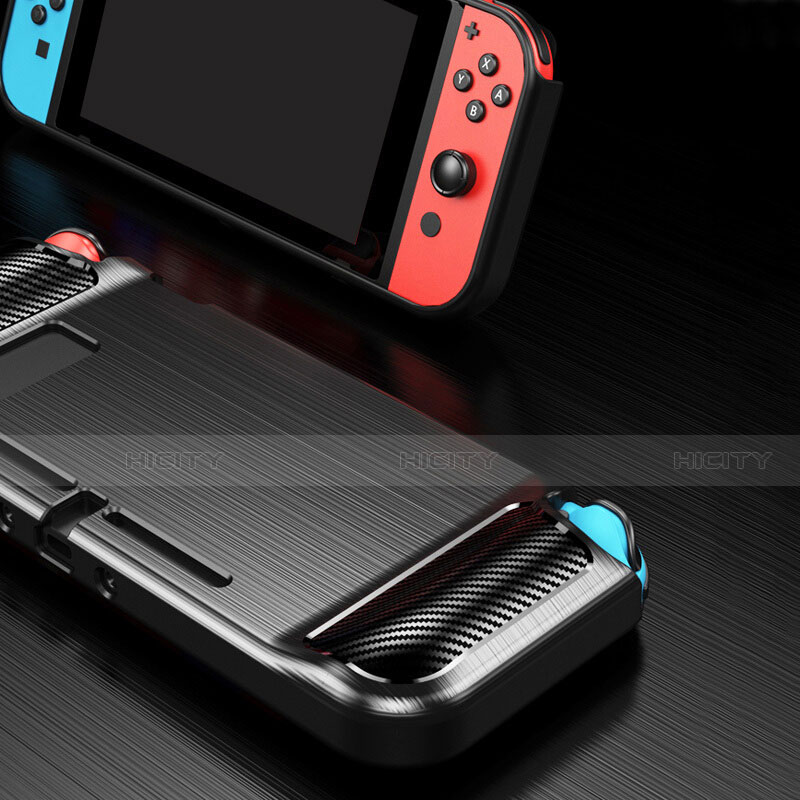 Funda Silicona Goma Twill para Nintendo Switch Negro