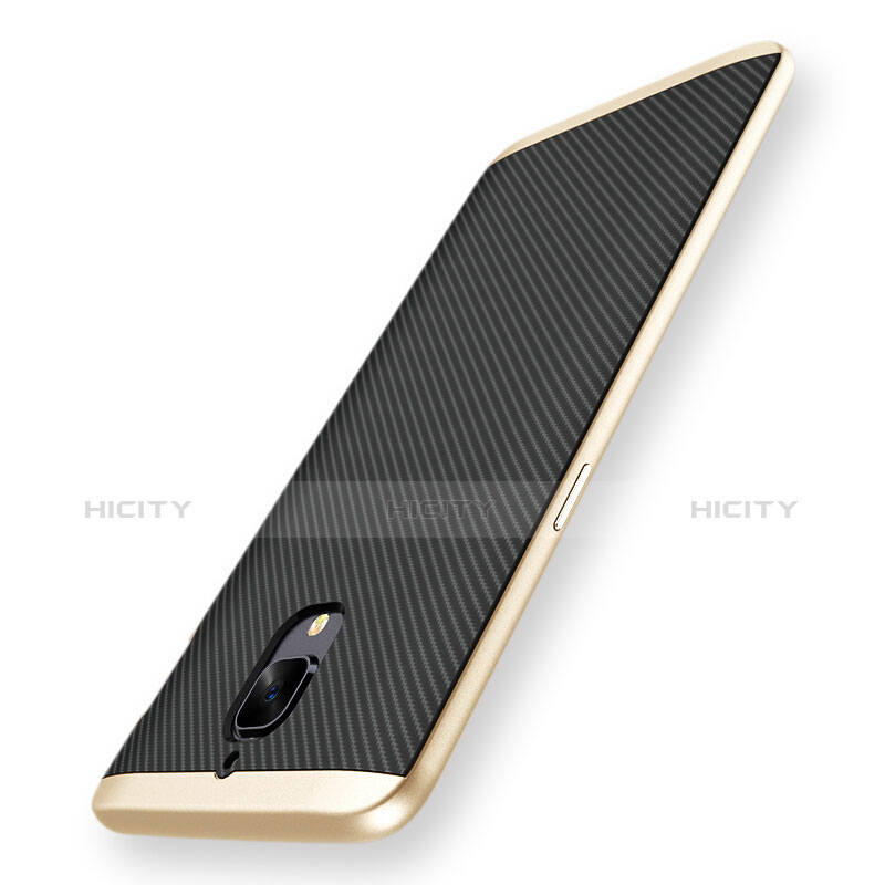 Funda Silicona Goma Twill para OnePlus 3T Oro