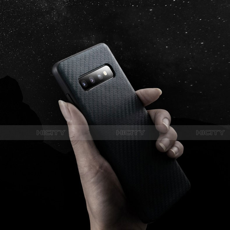 Funda Silicona Goma Twill para Samsung Galaxy S10 5G Negro