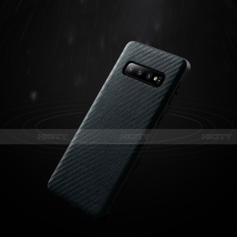 Funda Silicona Goma Twill para Samsung Galaxy S10 5G Negro