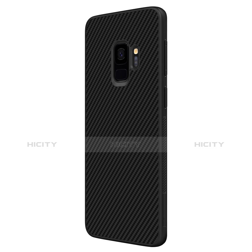 Funda Silicona Goma Twill para Samsung Galaxy S9 Negro