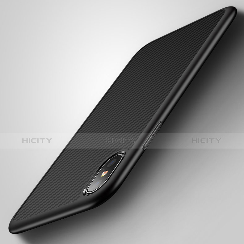 Funda Silicona Goma Twill Z02 para Apple iPhone Xs Negro