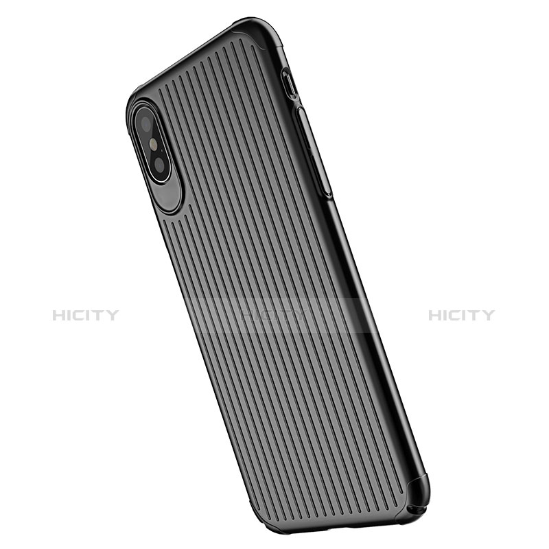 Funda Silicona Line para Apple iPhone Xs Negro