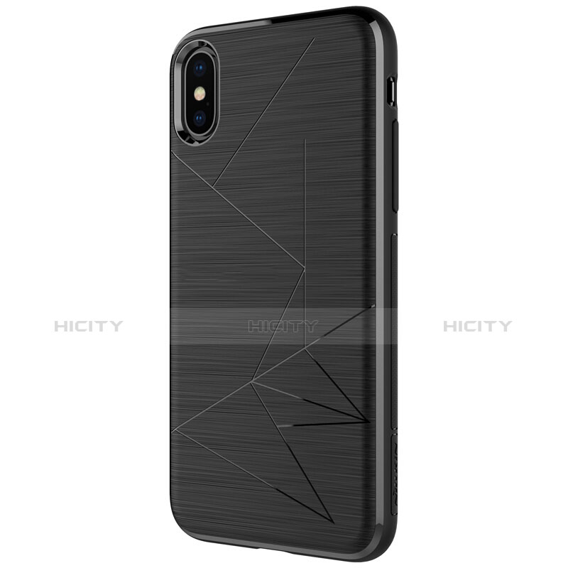 Funda Silicona Line R01 para Apple iPhone Xs Negro