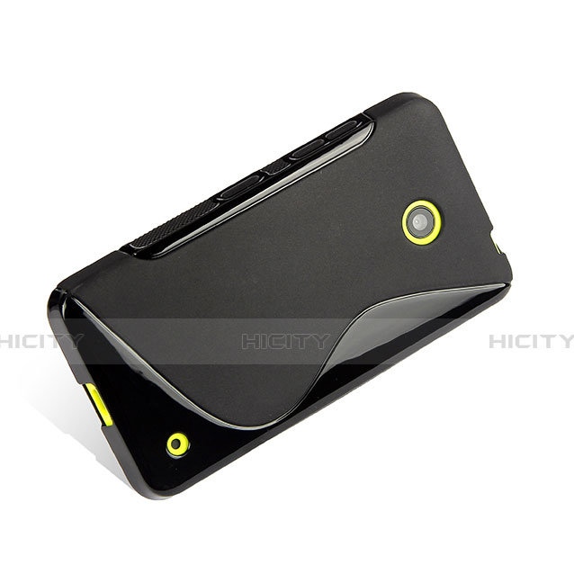 Funda Silicona S-Line para Nokia Lumia 635 Negro