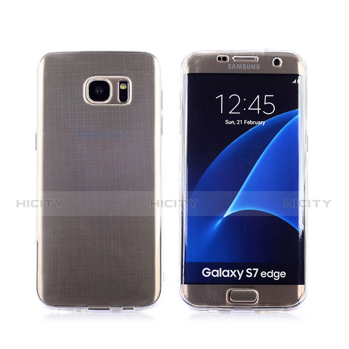 Funda Silicona Transparente Cubre Entero Carcasa para Samsung Galaxy S7 Edge G935F Claro