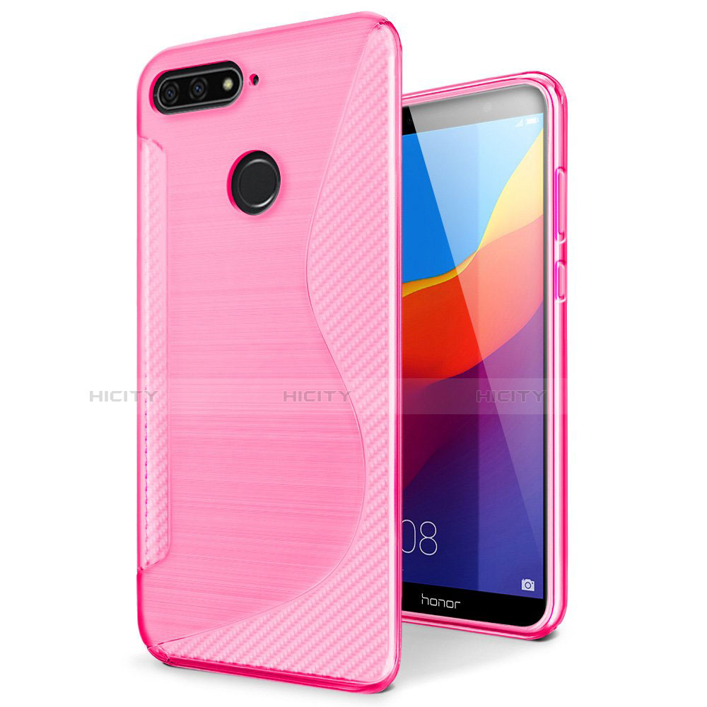 Funda Silicona Transparente S-Line Carcasa para Huawei Enjoy 8e