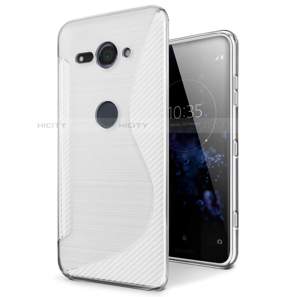 Funda Silicona Transparente S-Line Carcasa para Sony Xperia XZ2 Compact Claro