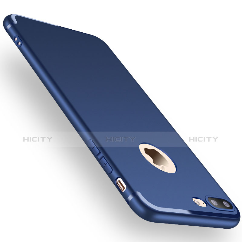 Funda Silicona Ultrafina Carcasa Goma Z15 para Apple iPhone 7 Plus Azul