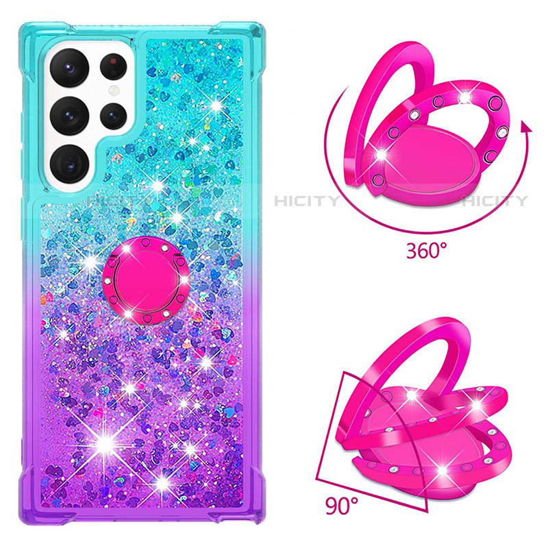 Funda Silicona Ultrafina Carcasa Gradiente Y04B para Samsung Galaxy S22 Ultra 5G