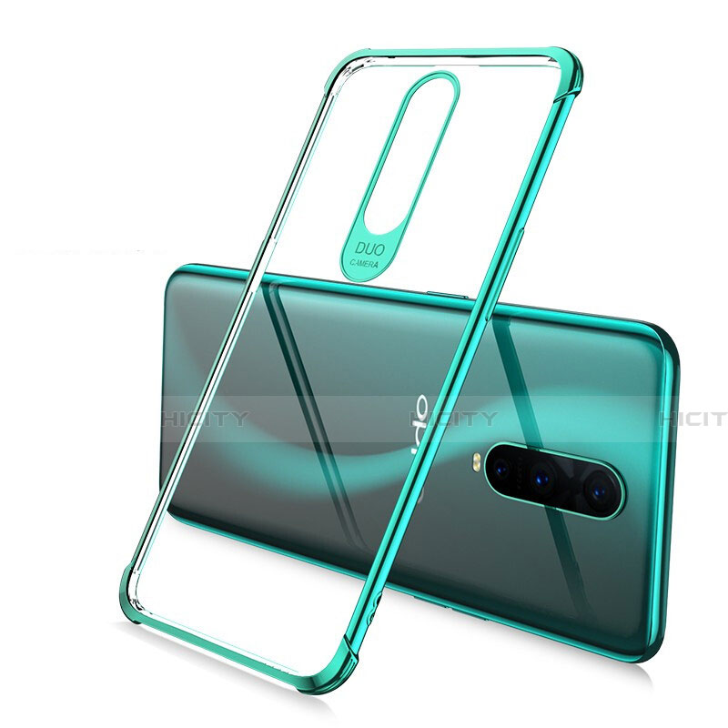 Funda Silicona Ultrafina Carcasa Transparente A02 para Oppo R17 Pro Verde