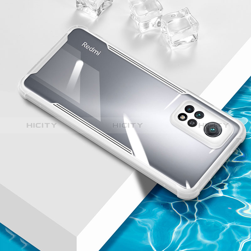 Funda Silicona Ultrafina Carcasa Transparente BH1 para Xiaomi Mi 10T Pro 5G Blanco