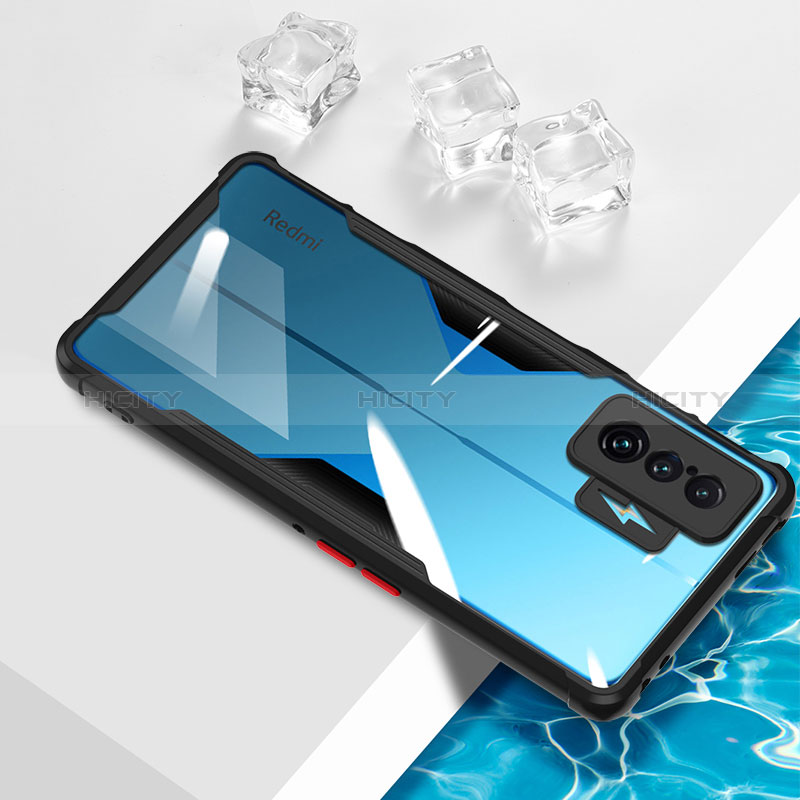 Funda Silicona Ultrafina Carcasa Transparente BH1 para Xiaomi Poco F4 GT 5G Negro