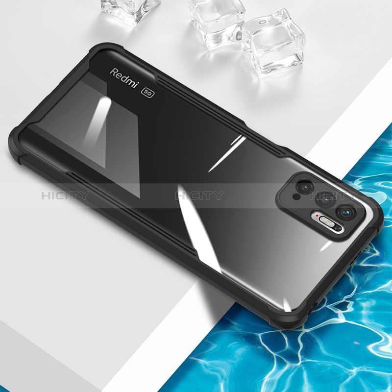 Funda Silicona Ultrafina Carcasa Transparente BH1 para Xiaomi POCO M3 Pro 5G Negro