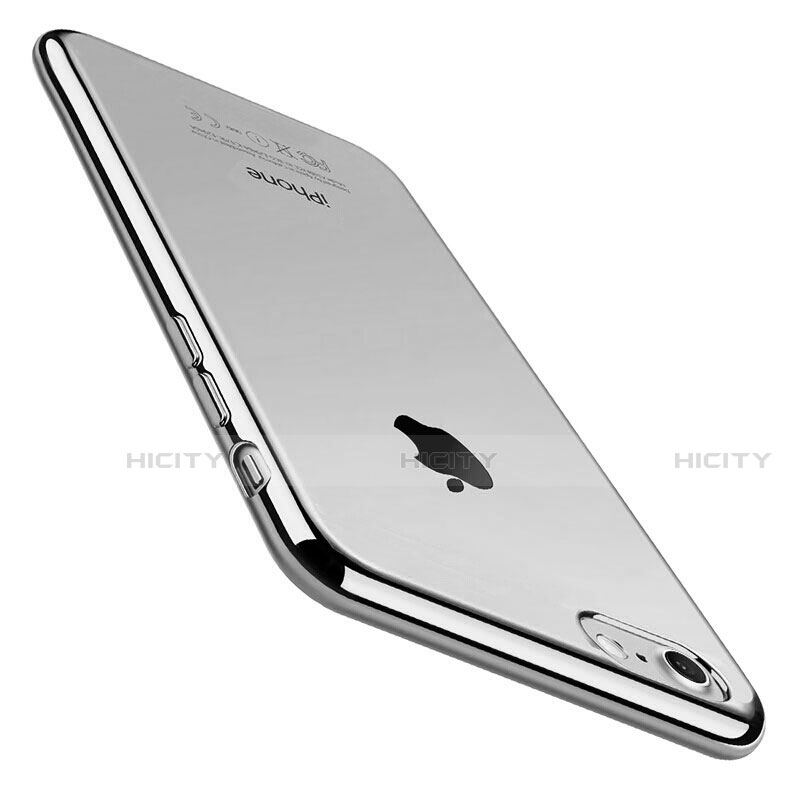 Funda Silicona Ultrafina Carcasa Transparente C01 para Apple iPhone SE3 ((2022)) Plata