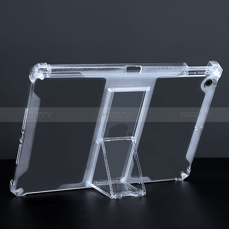 Funda Silicona Ultrafina Carcasa Transparente con Soporte para Apple iPad 10.2 (2019) Claro