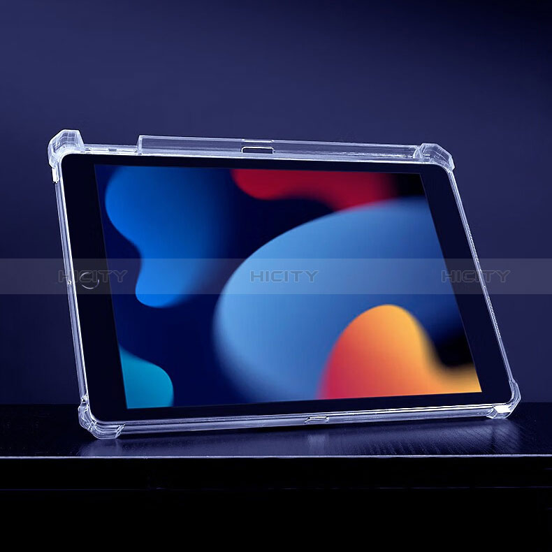 Funda Silicona Ultrafina Carcasa Transparente con Soporte para Apple iPad 10.2 (2021) Claro